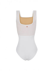 Flora Leotard Pearl White