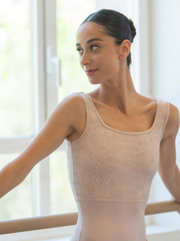 Flora Leotard Petal Pink
