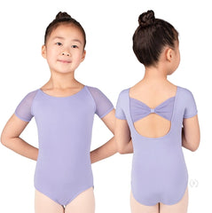 4141C Silhouette Mesh Bow Back Leotard
