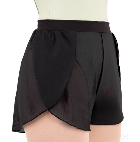 Abby Leotard Wine-Black Mesh
