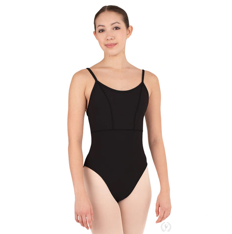 Abby Leotard Wine-Black Mesh