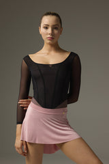 Sofia Twilight Ash Long Sleeve Leotard