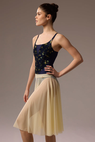 Bella Roses Lune Prussian Blue Leotard