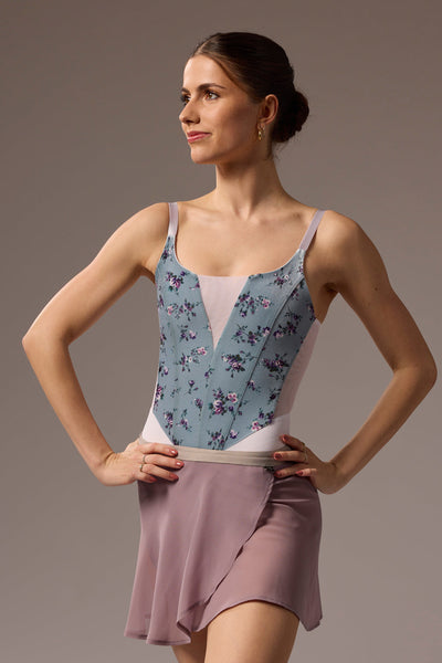 Bella Roses Aera Snow Frost Leotard