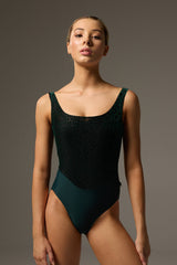 Sofia Noir Bloom Leotard