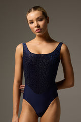 Sofia Noir Bloom Leotard