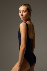 Sofia Noir Bloom Leotard