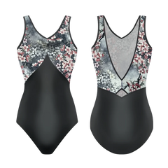 Violette Grey Blossom Leotard