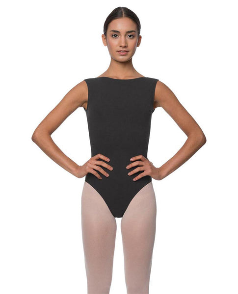 LUB213 Sabina High Neck Cotton Leotard