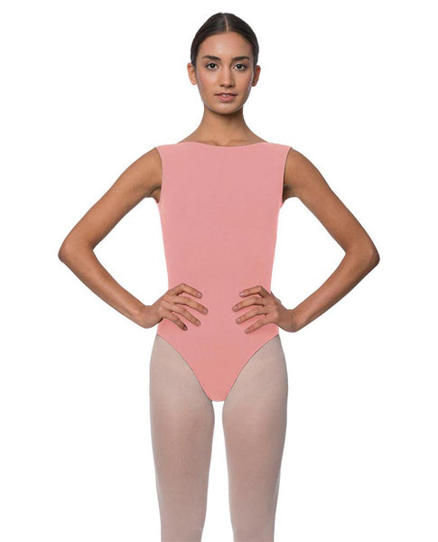 LUB213 Sabina High Neck Cotton Leotard