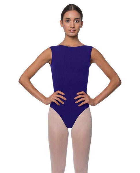 LUB213 Sabina High Neck Cotton Leotard