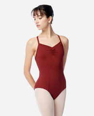 LUB817 Violet Halter Back Camisole Leotard