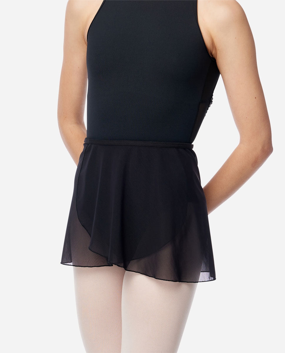 LUB856 Mesh Wrap Skirt