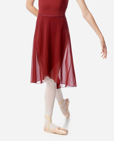 LUB858 Mandy Mesh Wrap Skirt