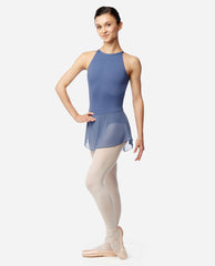 LUB868 Adalynn Skirted High Neck Leotard