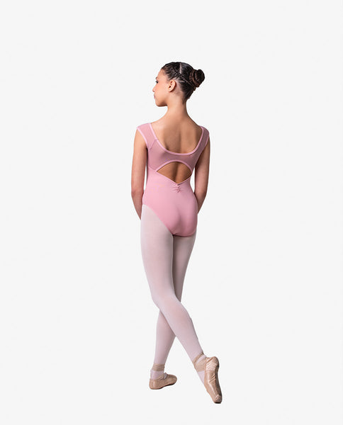 LUB903C Zoey Cap Sleeve Girls Leotard