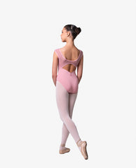 LUB903C Zoey Cap Sleeve Girls Leotard