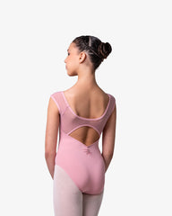 LUB903C Zoey Cap Sleeve Girls Leotard