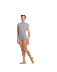 LUB947 Hallie Mock Neck Short Unitard