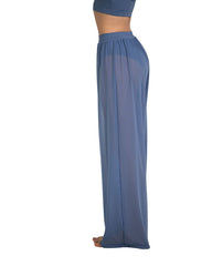 LUB952 Rosie Mesh Wide Leg Pants