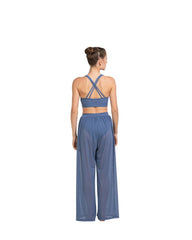 LUB952 Rosie Mesh Wide Leg Pants