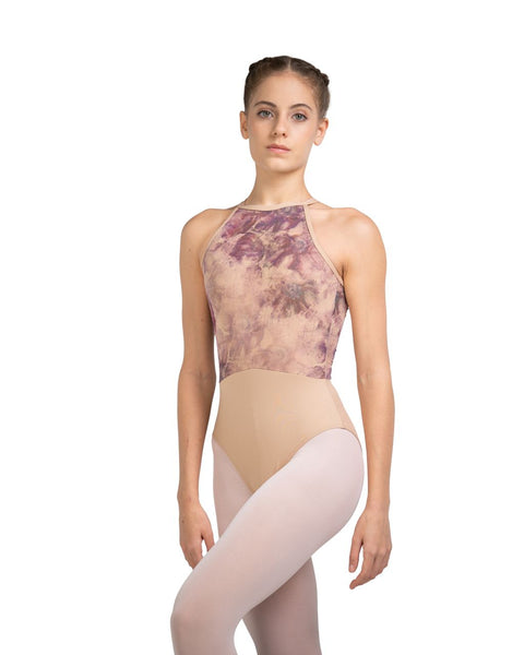 LUB965HZ Scarlett High Neck Halter Haze Charm Leotard