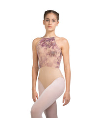 LUB965HZ Scarlett High Neck Halter Haze Charm Leotard