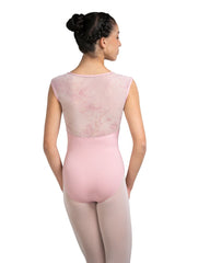 LUB971SG Kira Cap Sleeve Secret Garden Leotard