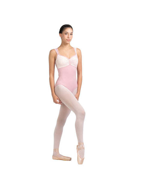 LUB971SG Kira Cap Sleeve Secret Garden Leotard