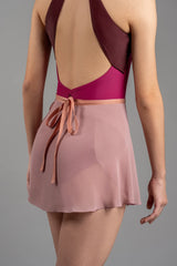 Leia Chiffon Skirt Dusty Pink