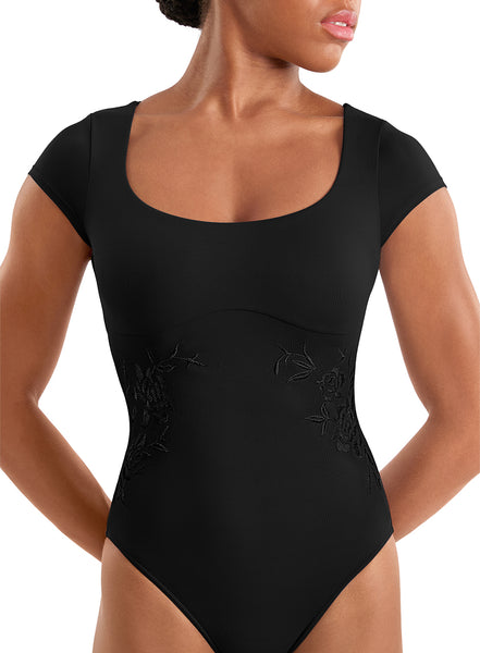 M20010LM Cap Sleeve Leotard