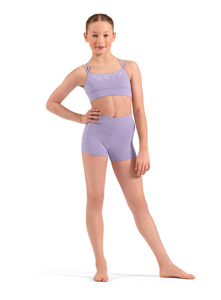 M30021C Double Strap Crop Top