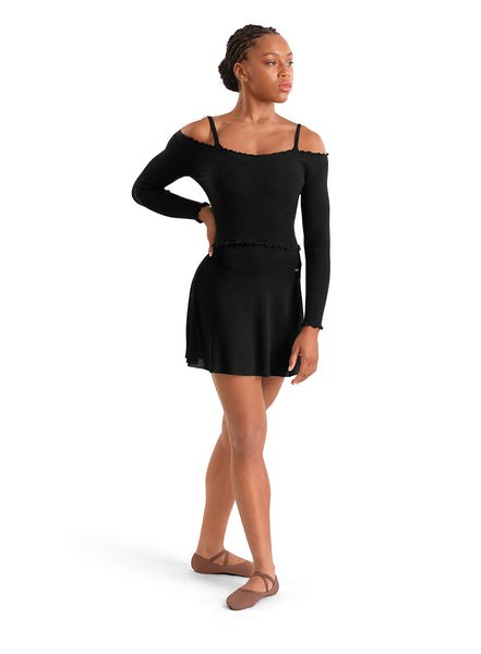 MS10005 Mesh High Low Skirt
