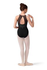 M40001LM Mesh Halter Leotard