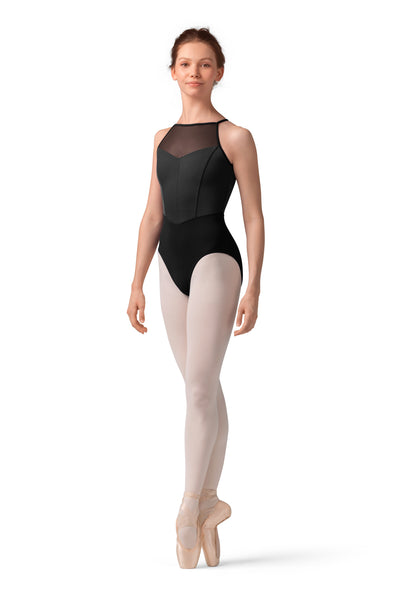 M40001LM Mesh Halter Leotard