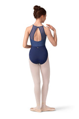 M40001LM Mesh Halter Leotard