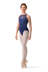 M40001LM Mesh Halter Leotard