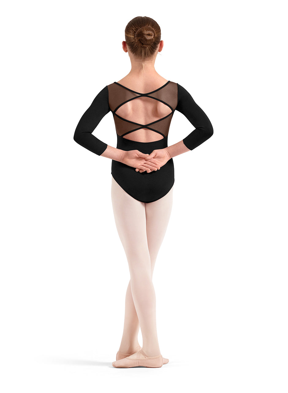 M60004C 3/4 Sleeve Leotard