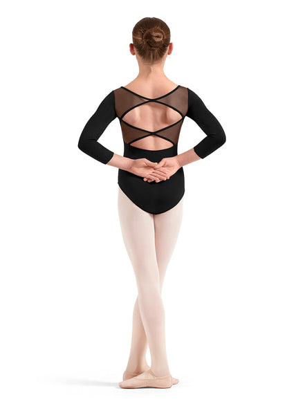 M60004C 3/4 Sleeve Leotard