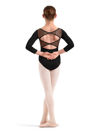M60004C 3/4 Sleeve Leotard