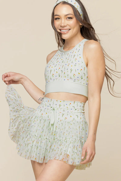 Pirouette Skort - Meadow