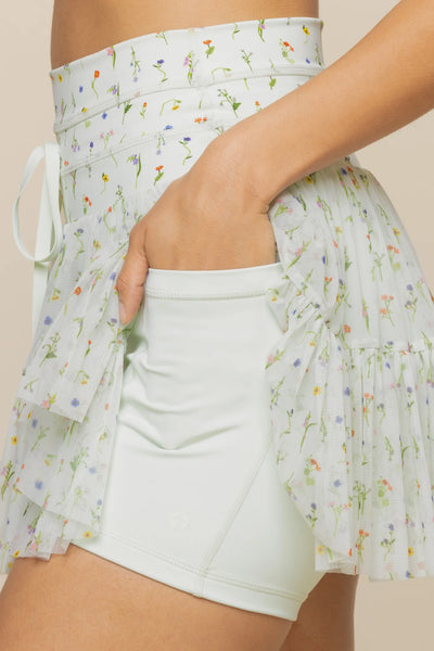 Pirouette Skort - Meadow
