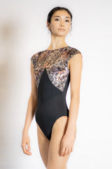 Merveille Joux Ebony Leotard