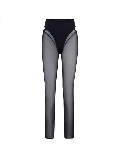 Mesh Leggings Black Candy