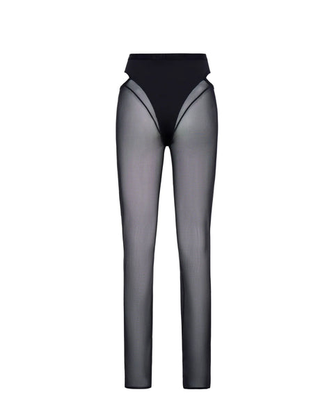 Mesh Leggings Black Candy