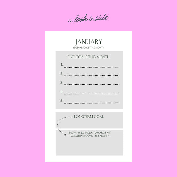 Dance Goals Workbook