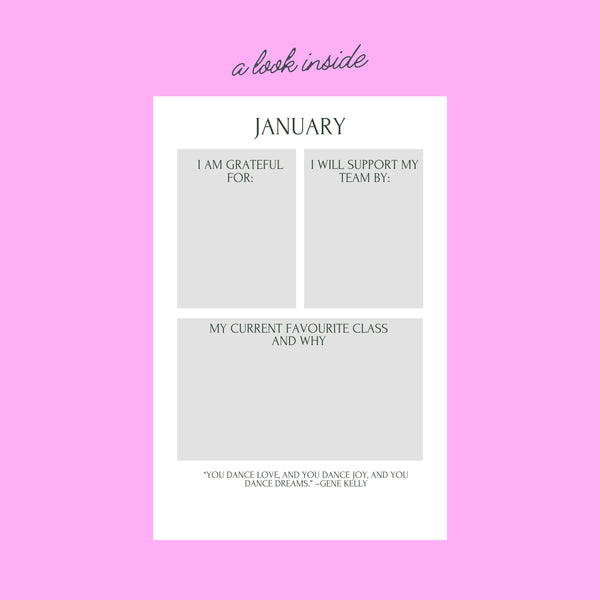 Dance Goals Workbook