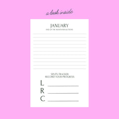 Dance Goals Workbook