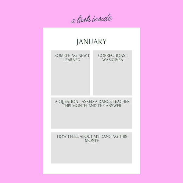 Dance Goals Workbook