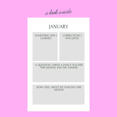 Dance Goals Workbook